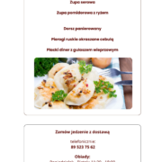 Beige and Brown Simple Food Special Menu