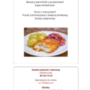 Menu Obiady domowe Olsztyn